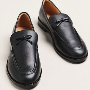 For Love & Lemons Helena Bow Loafers Black 38